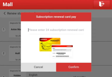 Enter LAUNCH 24-digit PIN and Confirm