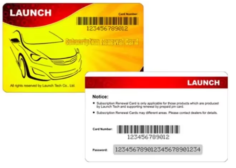 LAUNCH Subscription Renewal Card